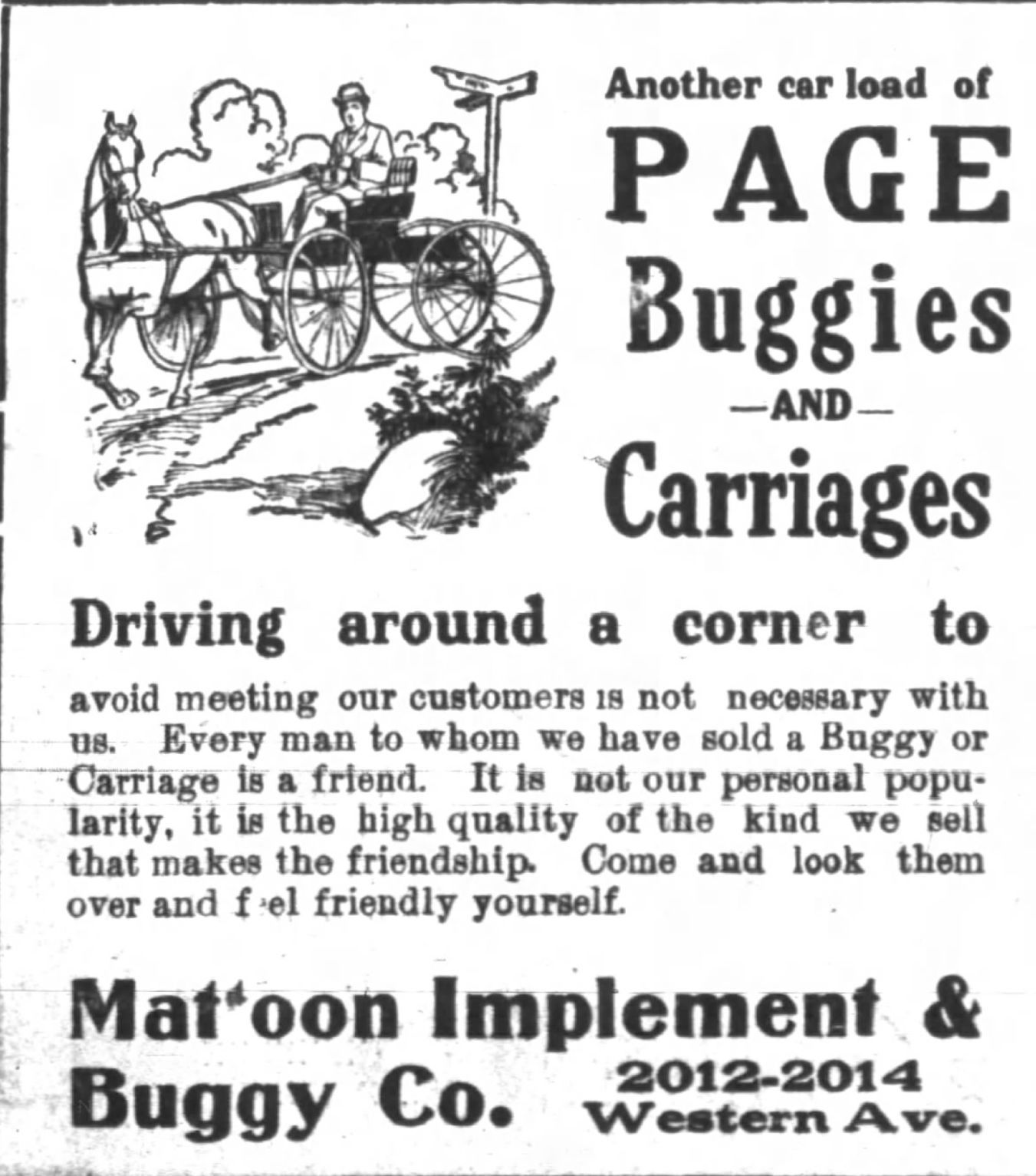 Mattoon Implement & Buggy Co.